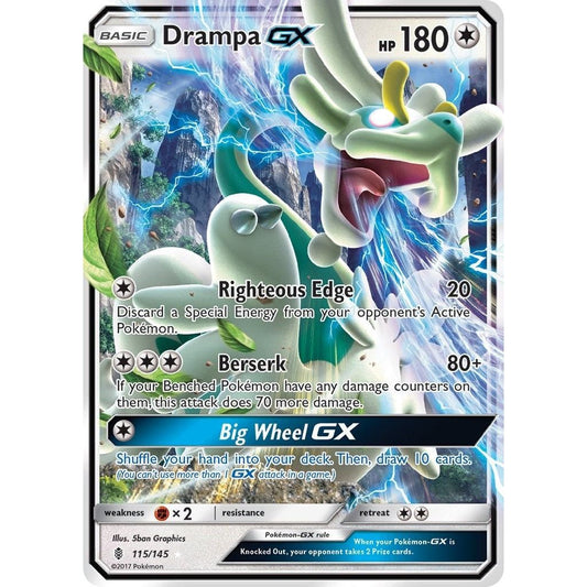 Image for Drampa GX (115/145) (SM02) - Pokemon