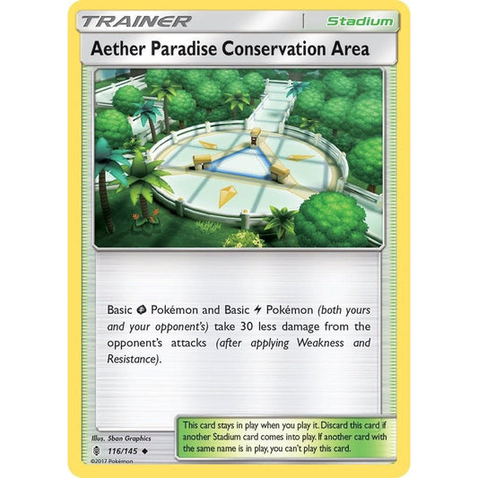 Image for Aether Paradise Conservation Area (116/145) (SM02) - Pokemon