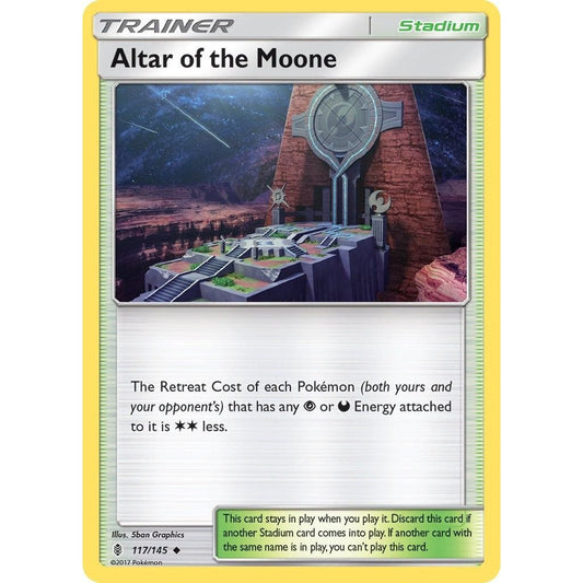 Image for Altar of the Moone (117/145) (SM02) - Pokemon