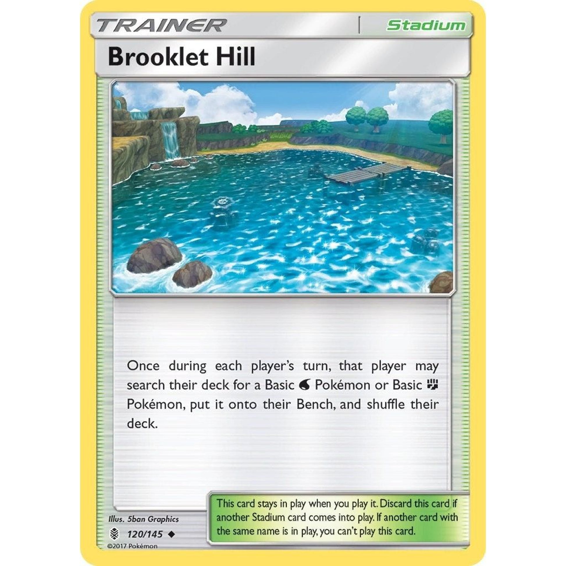 Image for Brooklet Hill (120/145) (SM02) - Pokemon