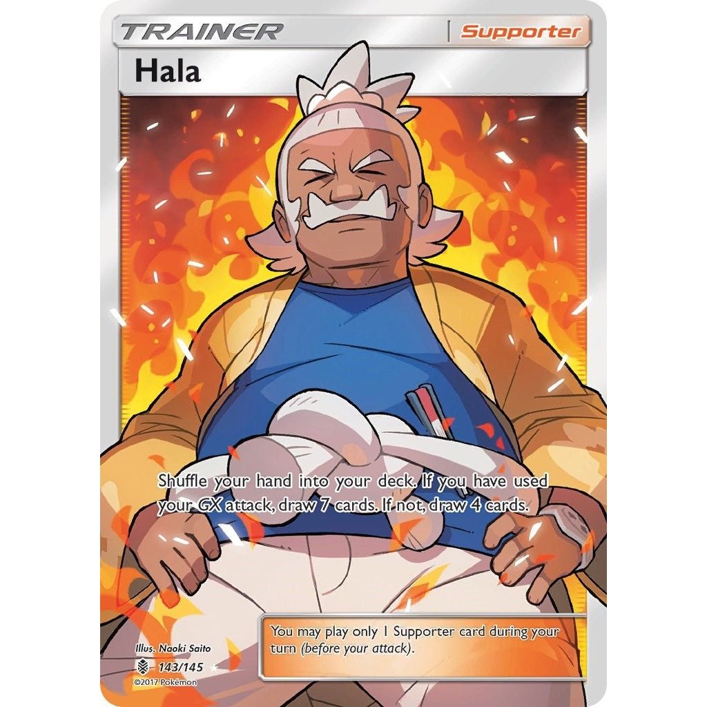 Image for Hala (Full Art) (143/145) (SM02) - Pokemon