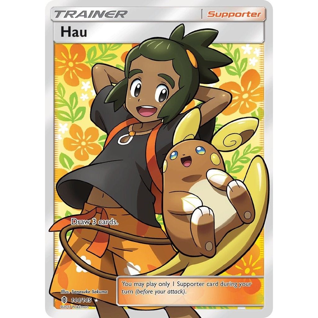 Image for Hau (Full Art) (144/145) (SM02) - Pokemon