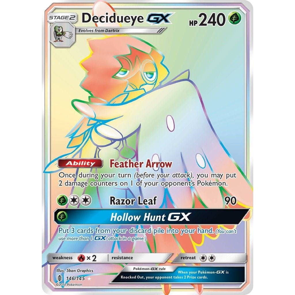 Image for Decidueye GX (Secret) (146/145) (SM02) - Pokemon