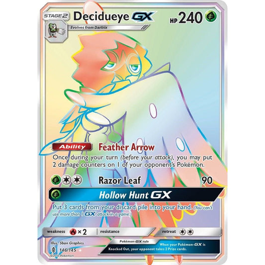 Image for Decidueye GX (Secret) (146/145) (SM02) - Pokemon