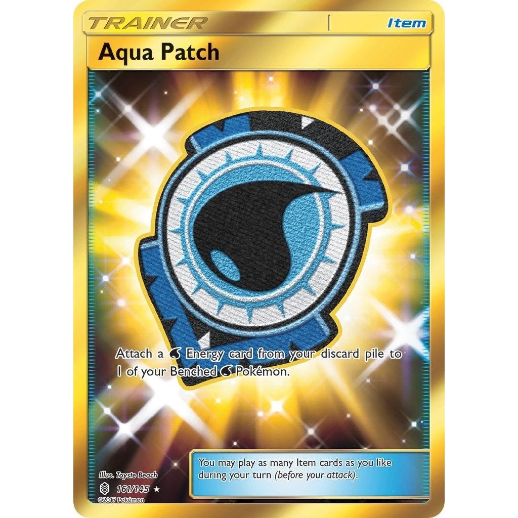 Image for Aqua Patch (Secret) (161/145) (SM02) - Pokemon