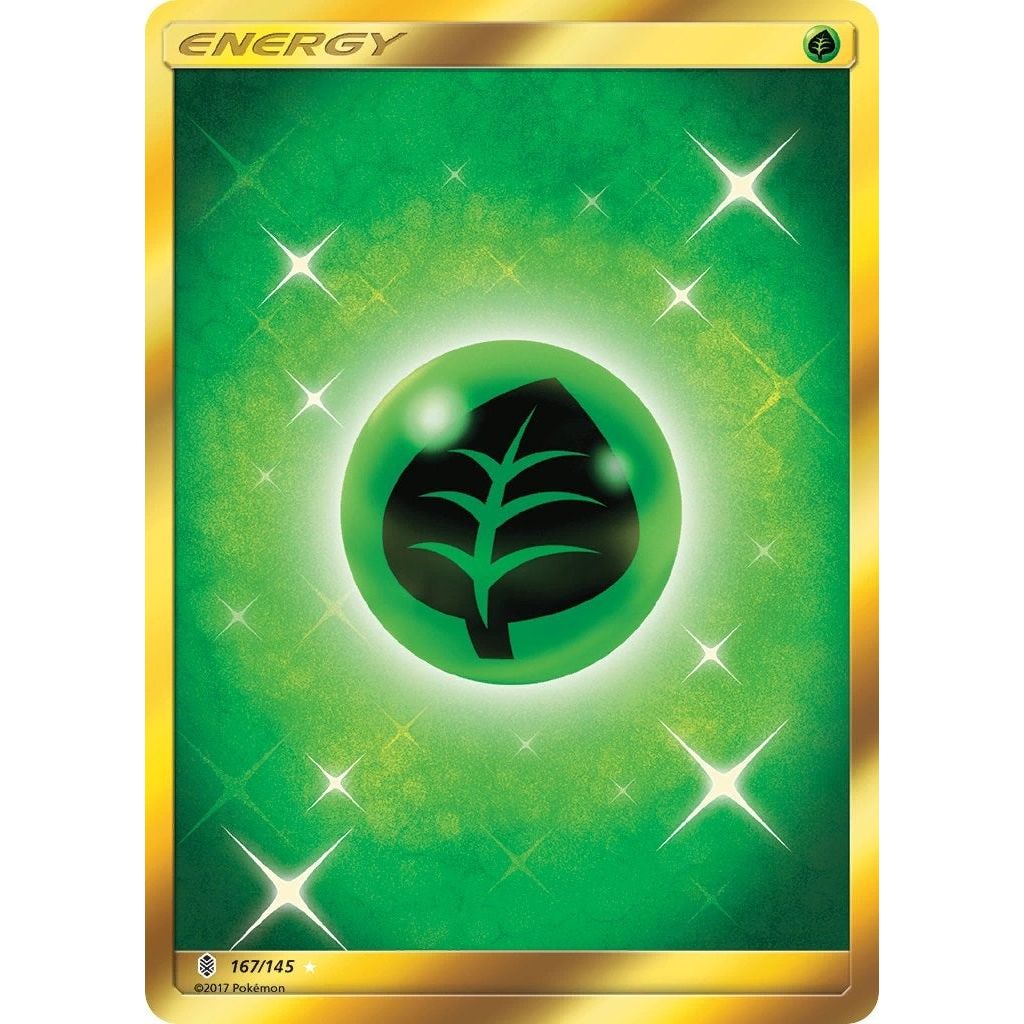 Image for Grass Energy (Secret) (167/145) (SM02) - Pokemon