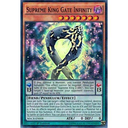 Image for Supreme King Gate Infinity (MACR-EN018) (MACR) - YuGiOh