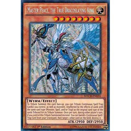 Image for Master Peace, the True Dracoslaying King (MACR-EN024) (MACR) - YuGiOh