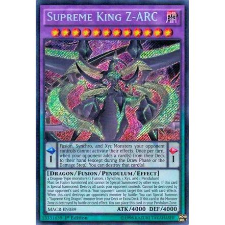 Image for Supreme King Z-ARC (MACR-EN039) (MACR) - YuGiOh