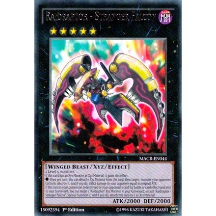 Image for Raidraptor - Stranger Falcon (MACR-EN044) (MACR) - YuGiOh