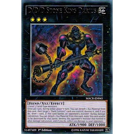 Image for D/D/D Stone King Darius (MACR-EN045) (MACR) - YuGiOh