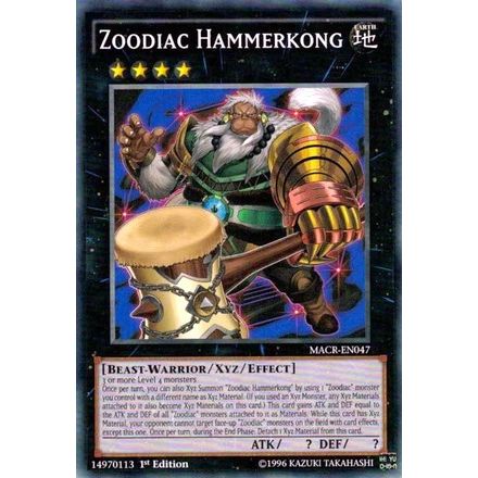 Image for Zoodiac Hammerkong (MACR-EN047) (MACR) - YuGiOh
