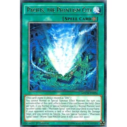 Image for Pacifis, the Phantasm City (MACR-EN056) (MACR) - YuGiOh
