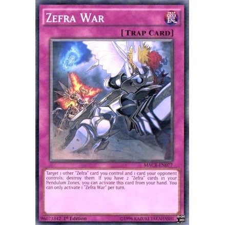 Image for Zefra War (MACR-EN077) (MACR) - YuGiOh