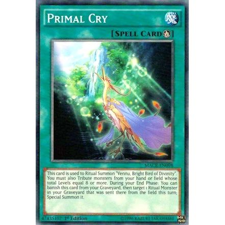 Image for Primal Cry (MACR-EN098) (MACR) - YuGiOh