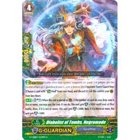 Image for Diabolist of Tombs, Negromode (G-CHB03/024EN) (G-CHB03) - Cardfight Vanguard