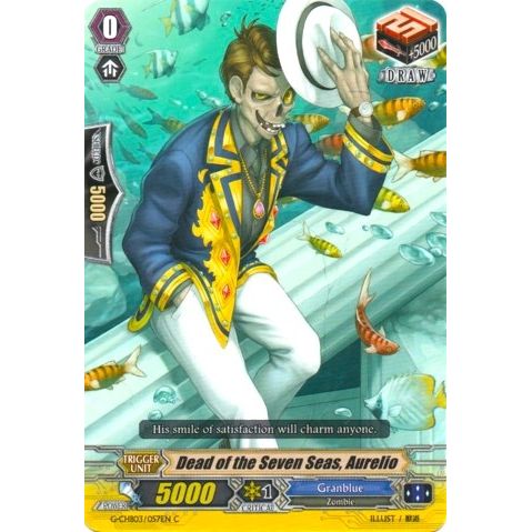 Image for Dead of the Seven Seas, Aurelio (G-CHB03/057EN) (G-CHB03) - Cardfight Vanguard