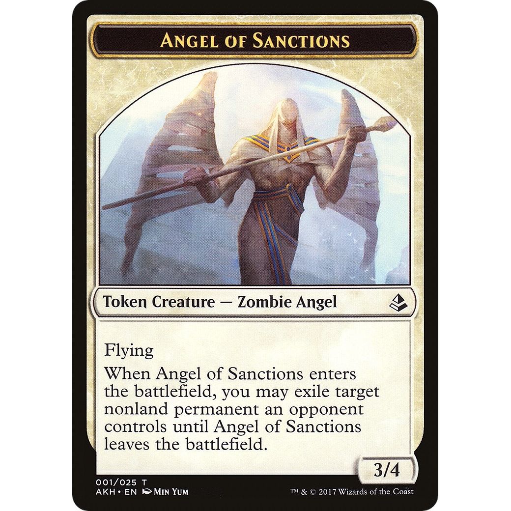 Image for Angel of Sanctions // Drake Double-Sided Token (1 // 18) (AKH) - Magic: The Gathering