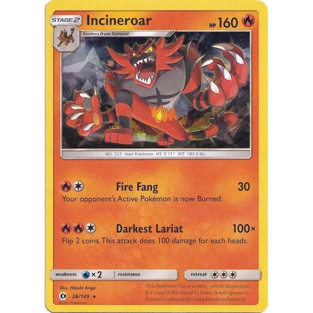 Image for Incineroar - 026/149 (Cracked Ice Holo) (026/149) (PR) - Pokemon