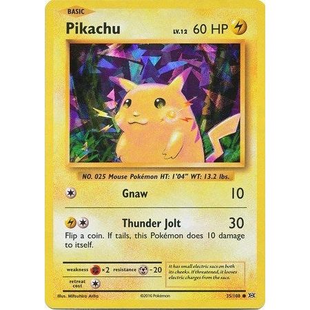 Image for Pikachu - 35/108 (Cracked Ice Holo) (035/108) (PR) - Pokemon