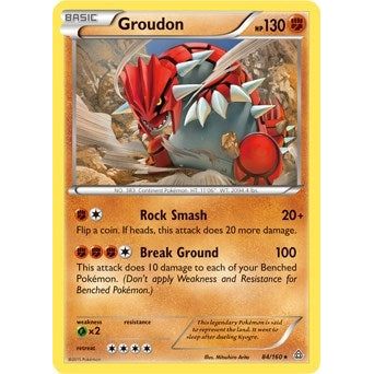 Image for Groudon - 84/160 (XY Primal Clash) (084/160) (PR) - Pokemon