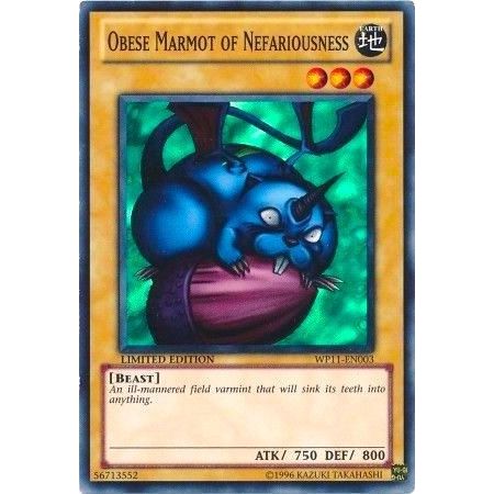 Image for Obese Marmot of Nefariousness (WP11-EN003) (WP11) - YuGiOh