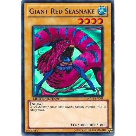 Image for Giant Red Seasnake (WP11-EN008) (WP11) - YuGiOh