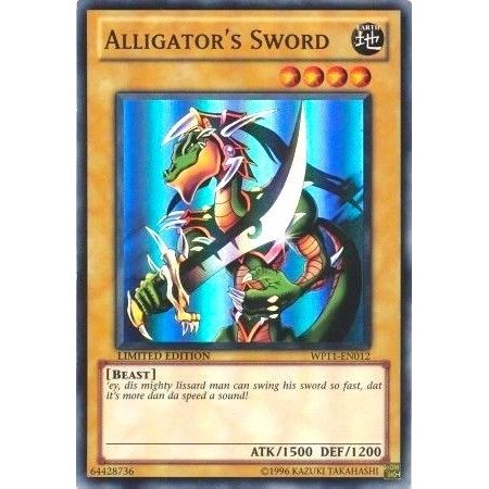 Image for Alligator's Sword (WP11-EN012) (WP11) - YuGiOh