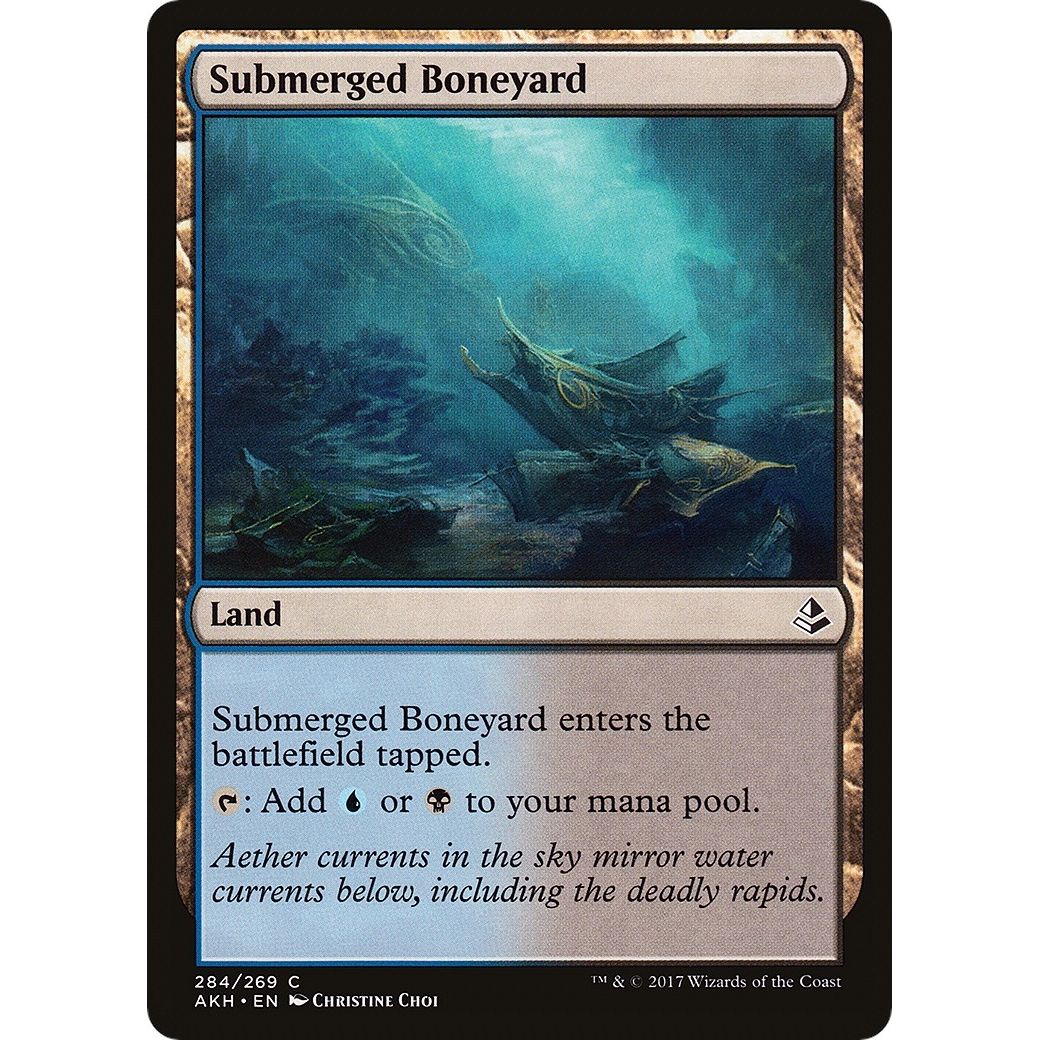 Image for Submerged Boneyard (284) (AKH) - Magic: The Gathering