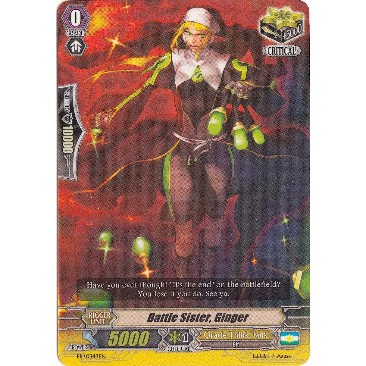Image for Battle Sister, Ginger (PR/0343EN) (PR) - Cardfight Vanguard
