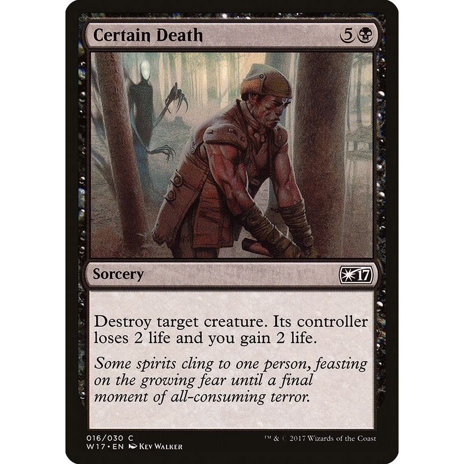 Image for Certain Death (16) (W17) - Magic: The Gathering