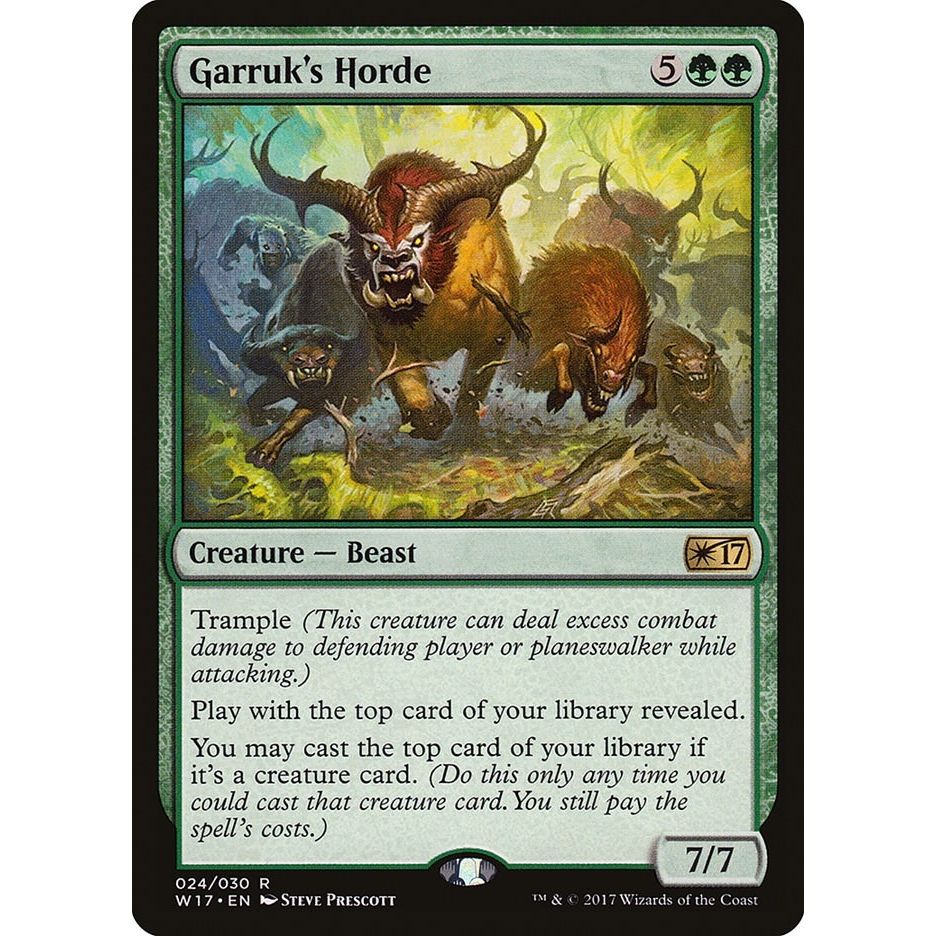 Image for Garruk's Horde (24) (W17) - Magic: The Gathering