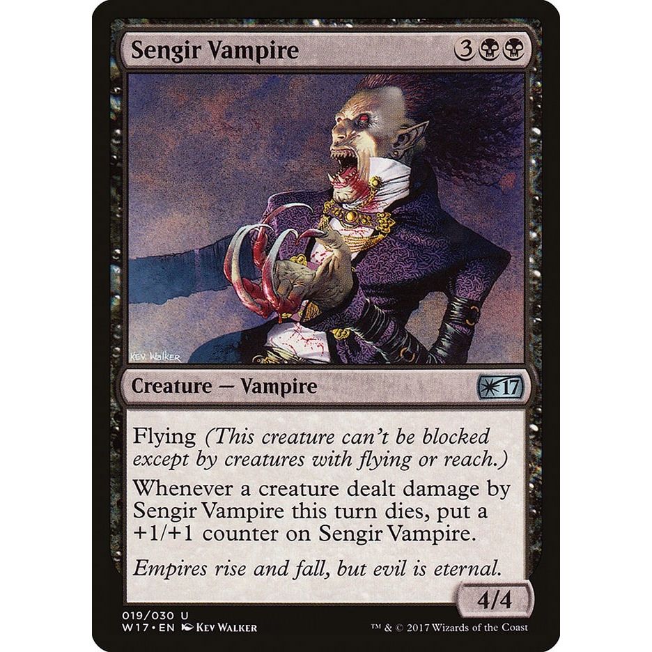 Image for Sengir Vampire (19) (W17) - Magic: The Gathering