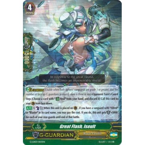 Image for Great Flash, Iseult (RRR Foil) (G-LD03/003EN) (G-LD03) - Cardfight Vanguard