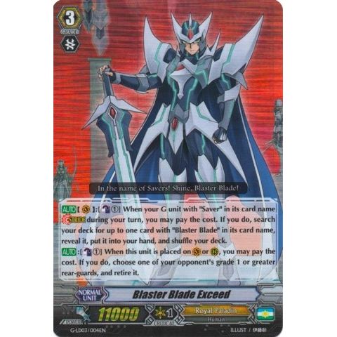 Image for Blaster Blade Exceed (RRR Foil) (G-LD03/004EN) (G-LD03) - Cardfight Vanguard