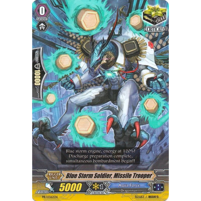 Image for Blue Storm Soldier, Missile Trooper (PR/0362EN) (PR) - Cardfight Vanguard