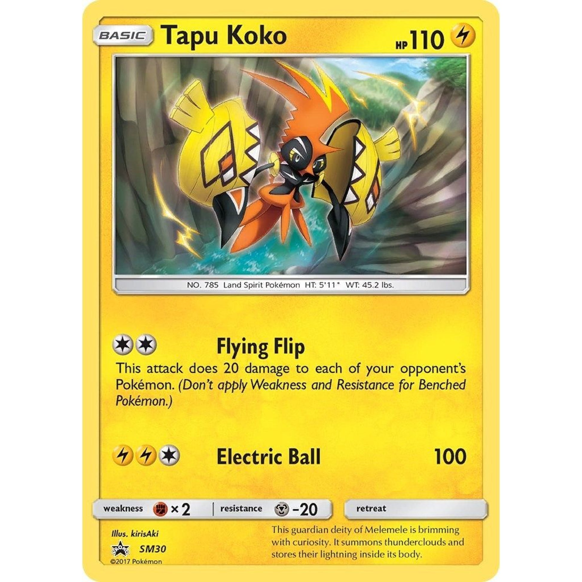 Image for Tapu Koko - SM30 (SM30) (SMP) - Pokemon