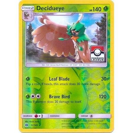 Image for Decidueye - 11/149 (Pokemon League) (011/149) (PR) - Pokemon
