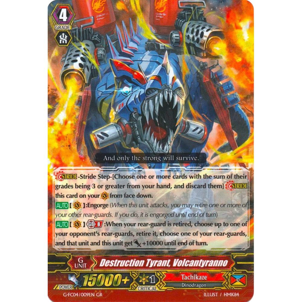 Image for Destruction Tyrant, Volcantyranno (G-FC04/009EN) (G-FC04) - Cardfight Vanguard