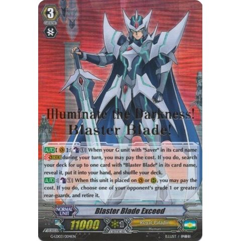 Image for Blaster Blade Exceed (Hot Stamped) (G-LD03/004EN) (G-LD03) - Cardfight Vanguard