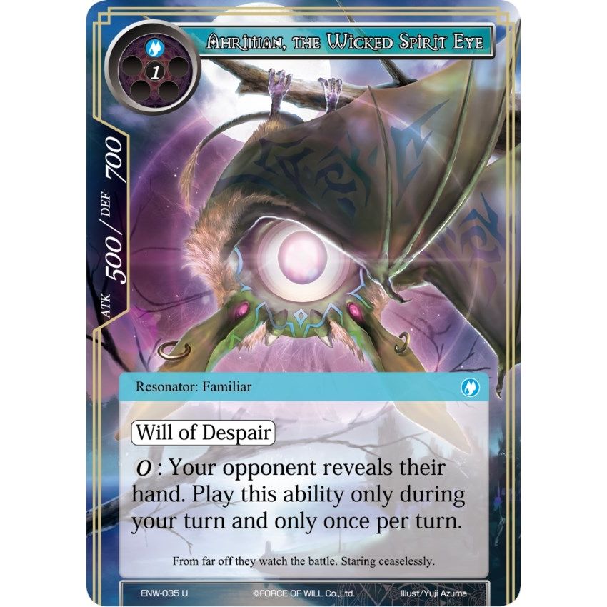 Image for Ahriman, the Wicked Spirit Eye (ENW-035) (ENW) - Force of Will