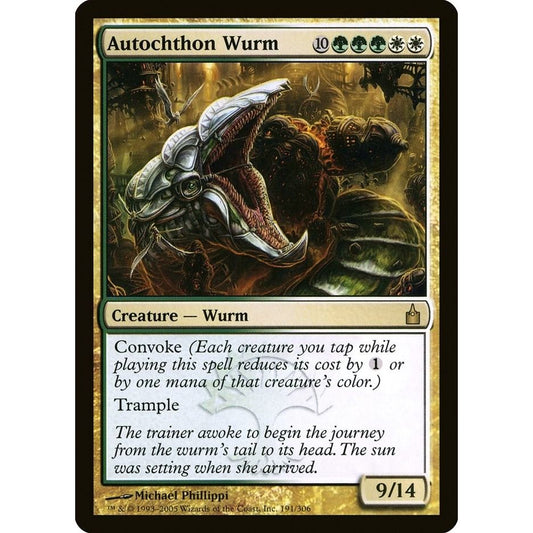 Image for Autochthon Wurm (191) (RAV) - Magic: The Gathering