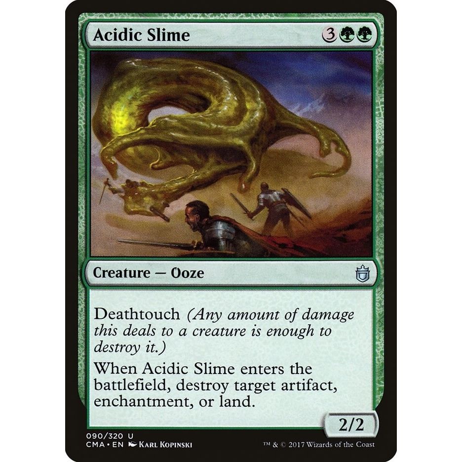 Image for Acidic Slime (90) (CMA) - Magic: The Gathering