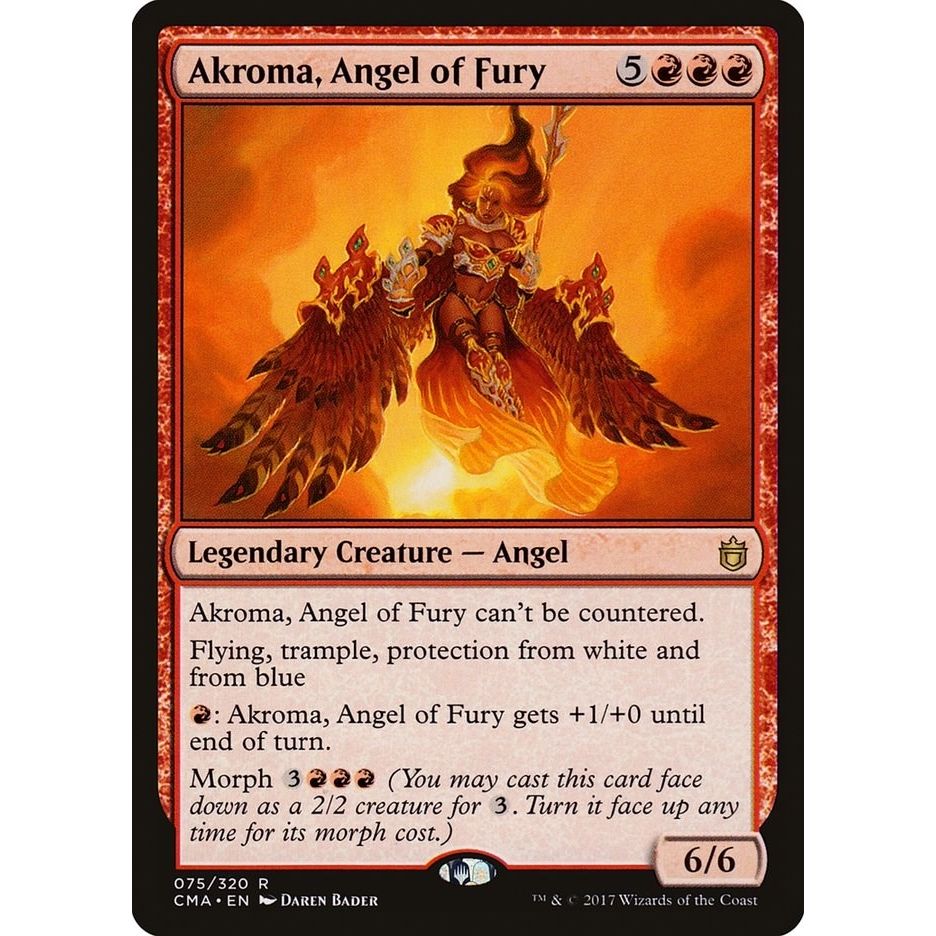 Image for Akroma, Angel of Fury (75) (CMA) - Magic: The Gathering