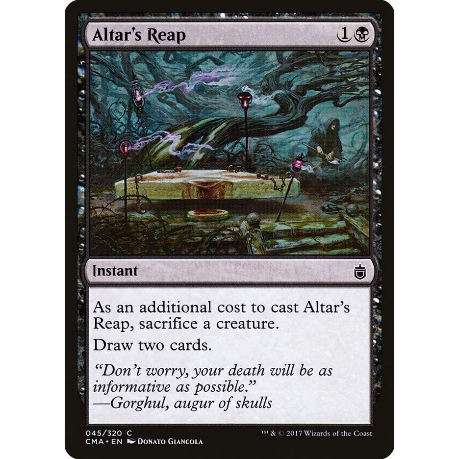 Image for Altar's Reap (45) (CMA) - Magic: The Gathering