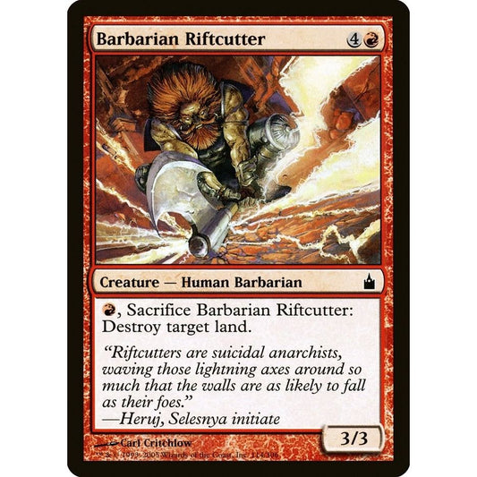 Image for Barbarian Riftcutter (114) (RAV) - Magic: The Gathering