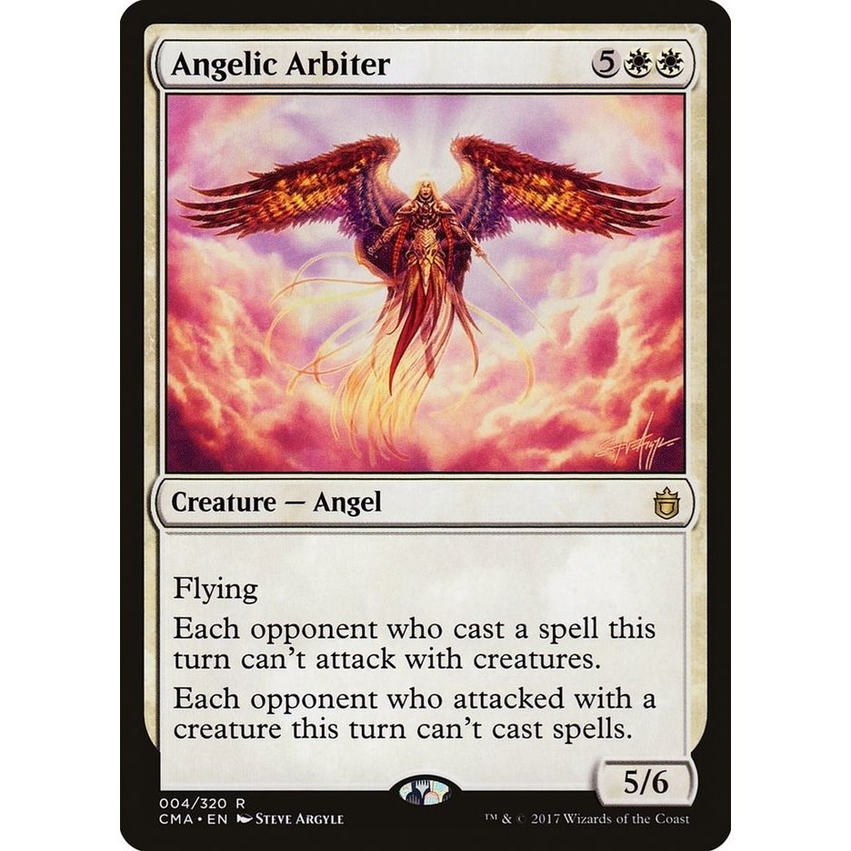 Image for Angelic Arbiter (4) (CMA) - Magic: The Gathering