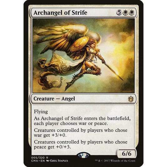 Image for Archangel of Strife (5) (CMA) - Magic: The Gathering