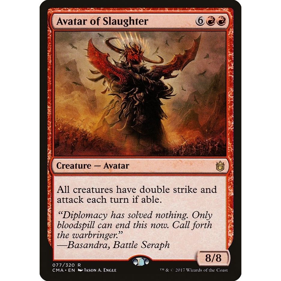 Image for Avatar of Slaughter (77) (CMA) - Magic: The Gathering