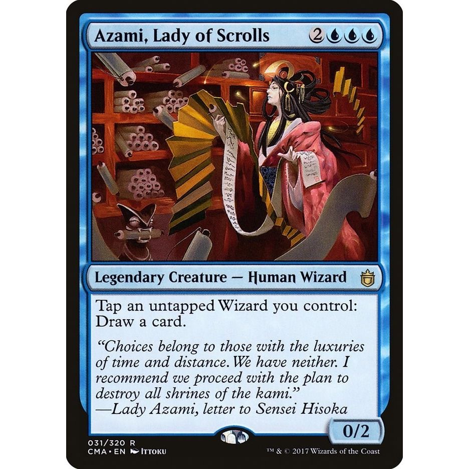 Image for Azami, Lady of Scrolls (31) (CMA) - Magic: The Gathering